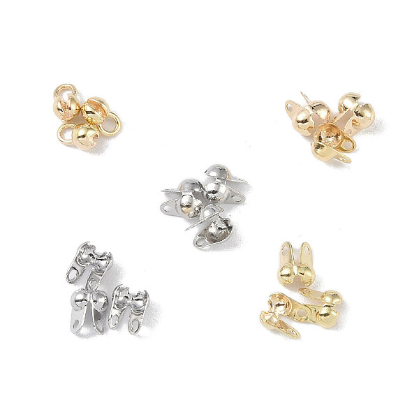 

PandaHall Brass Bead Tips Set, Long-Lasting Plated, Real Platinum Plated & Real 18K Gold Plated, Mixed Color, 5.5~8x2.5~4.5mm, Hole...