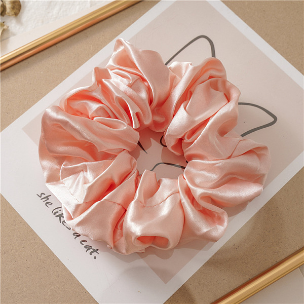 

PandaHall Tie Polyester Fibre Elastic Hair Accessories, for Girls or Women, Scrunchie/Scrunchy Hair Ties, Pink, 150~160mm Polyester Flower...