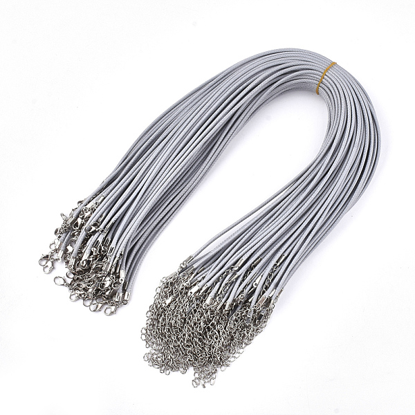Waxed Cord Necklace… - image