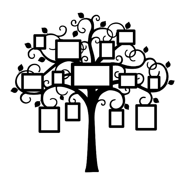 

PandaHall SUPERDANT Family Tree Wall Decor Family Tree Photo Frames Removable Wall Stickers Home Decor Wall Art Sticker DIY Art PVC Wall...