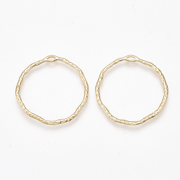 

PandaHall Brass Open Back Bezel Pendants, For DIY UV Resin, Epoxy Resin, Pressed Flower Jewelry, Ring, Nickel Free, Real 18K Gold Plated...