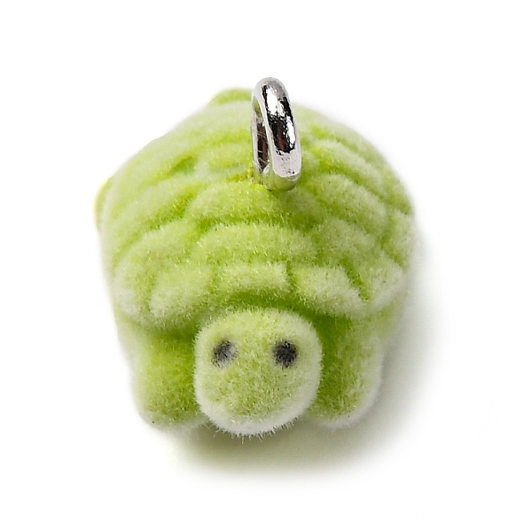 Flocky Resin Pendan… - image