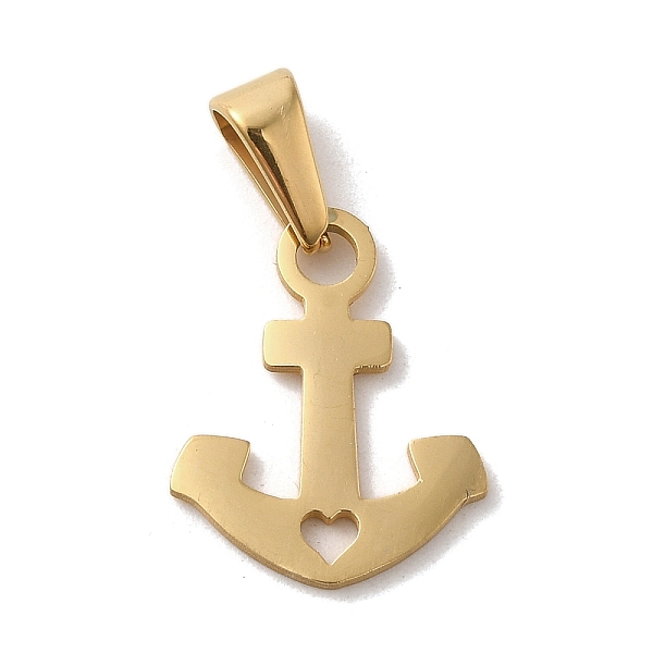 

PandaHall Vacuum Plating 304 Stainless Steel Pendants, Laser Cut, Anchor Charm, Golden, 18x14.5x1mm, Hole: 3x7mm 304 Stainless Steel Anchor...