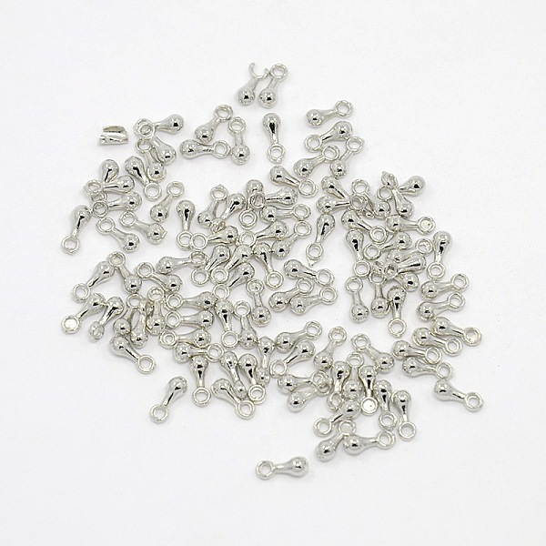 

PandaHall Alloy Charms, Chain Extender Drop, Teardrop, Platinum Color, 7mm long, 2.5mm wide , hole: about 1.5mm Alloy Teardrop