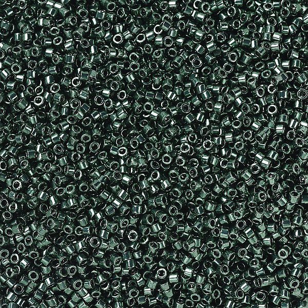 

PandaHall MIYUKI Delica Beads, Cylinder, Japanese Seed Beads, 11/0, (DB0458) Galvanized Dark Teal Green, 1.3x1.6mm, Hole: 0.8mm, about...