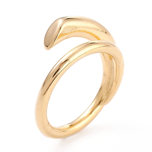 

PandaHall Ion Plating(IP) 304 Stainless Steel Finger Rings, Golden, US Size 7(17.3mm), 2.5~10mm 304 Stainless Steel