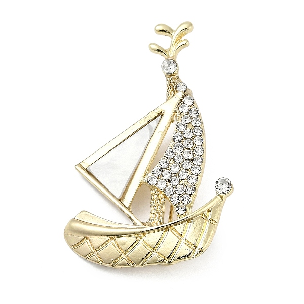 Alloy Rhinestone Brooches