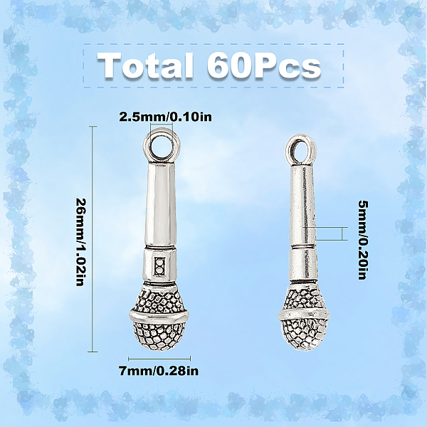 Sunnyclue 60pcs Legierungsanhänger Im Tibetischen Stil