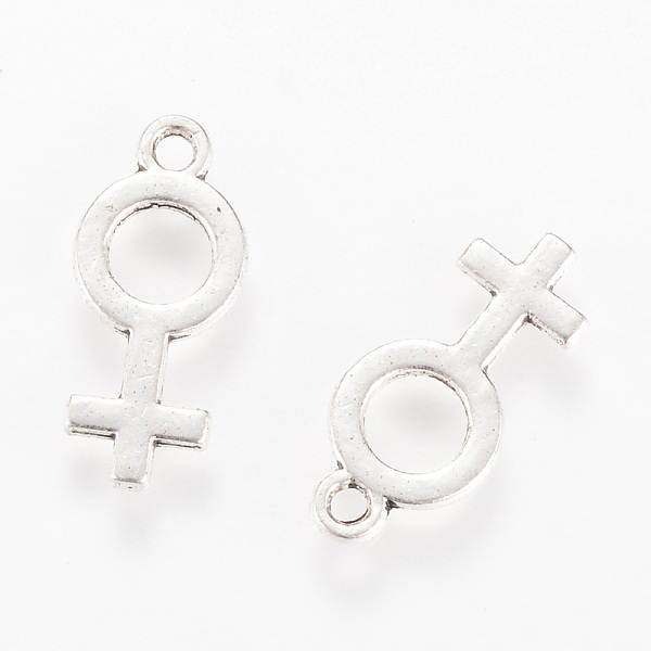 

PandaHall Tibetan Style Alloy Pendants, Female Gender Sign, Cadmium Free & Nickel Free & Lead Free, Antique Silver, 18x8x1.5mm, Hole: 1.5mm...