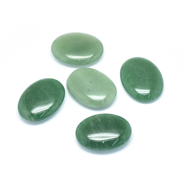 

PandaHall Natural Green Aventurine Oval Palm Stone, Reiki Healing Pocket Stone for Anxiety Stress Relief Therapy, 44~45x33~34x9~12mm Green...