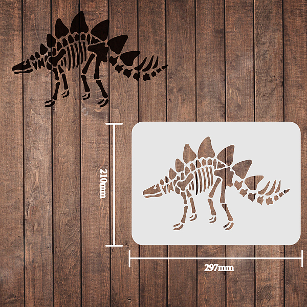 

PandaHall Large Plastic Reusable Drawing Painting Stencils Templates, for Painting on Scrapbook Fabric Tiles Floor Furniture Wood, Rectangle...