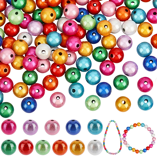300個のスプレーはアクリルビーズを描いた