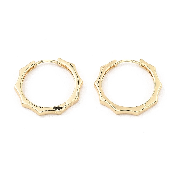 

PandaHall Brass Hoop Earrings, Sun, Light Gold, 23.5x25x3mm Brass Sun