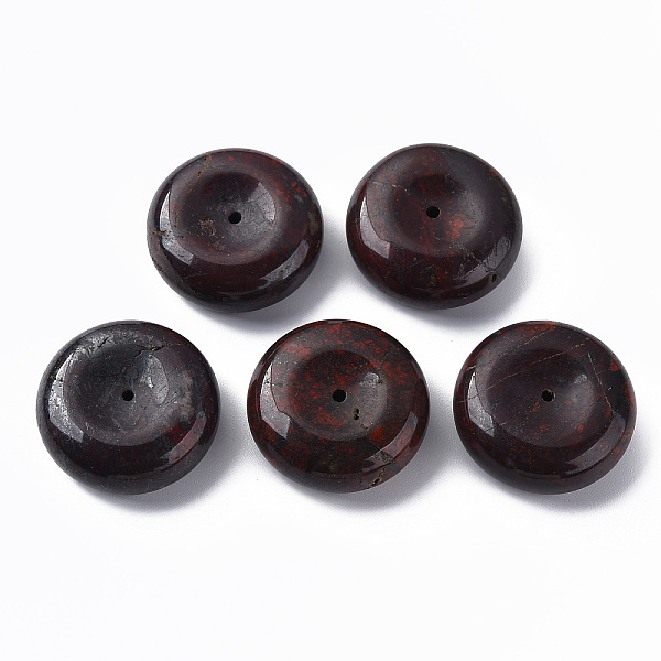 

PandaHall Natural Brecciated Jasper Beads, Disc, 30x12mm, Hole: 1.6mm Brecciated Jasper Disc