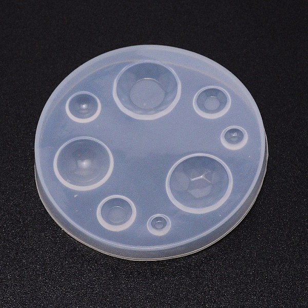 

PandaHall DIY Pendant Silicone Molds, for Earring Makings, Resin Casting Pendant Molds, For UV Resin, Epoxy Resin Jewelry Making, Round..., White