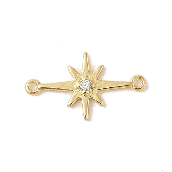 

PandaHall Rack Plating Brass Pave Clear Cubic Zirconia Connector Charms, Star Links with Jump Ring, Long-Lasting Plated, Cadmium Free & Lead...