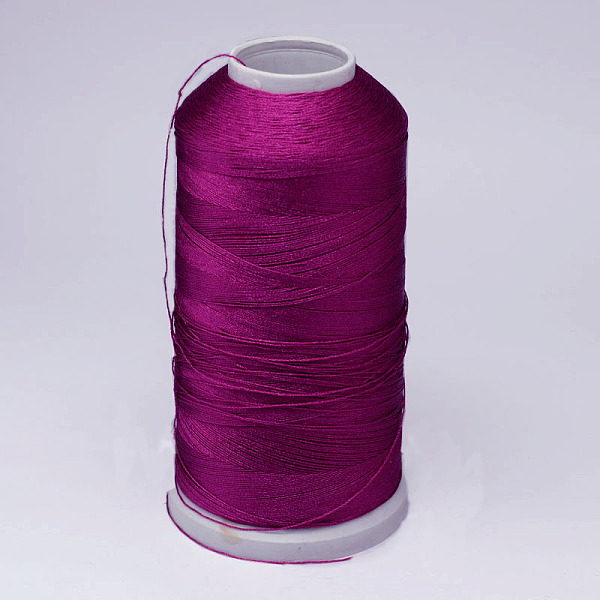 

PandaHall Nylon Thread, For Tassel Making, Magenta, 0.3mm, about 1093.61 yards(1000m)/roll Nylon Pink