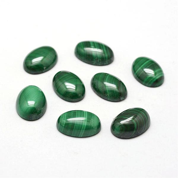 

PandaHall Oval Natural Malachite Cabochons, 14x10x4.5mm Malachite Oval