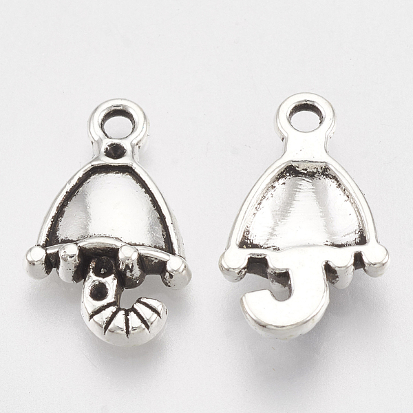 

PandaHall Tibetan Style Alloy Pendant Enamel & Rhinestone Settings, Umbrella, Cadmium Free & Lead Free,, Antique Silver, Fit for 0.5mm...