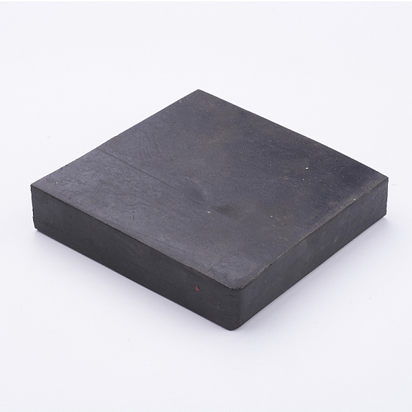 

PandaHall Rubber Block, Elastic, Black, 10x10x2cm Synthetic Rubber Black