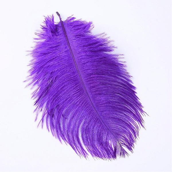 

PandaHall Ostrich Feather Costume Accessories, Dyed, Mauve, 15~20cm Feather Feather Purple