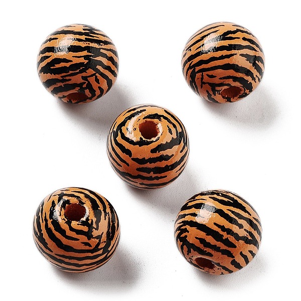 

PandaHall Wood European Beads, Large Hole Beads, Tiger Stripe, Sandy Brown, 15.5~16x14.5mm, Hole: 4mm Wood Others