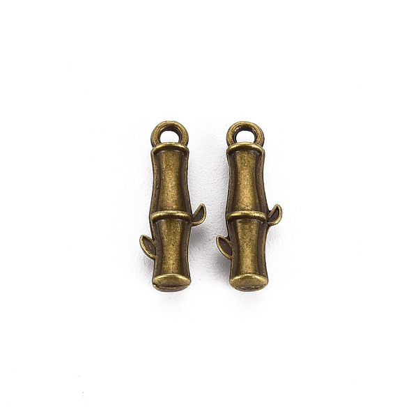 

PandaHall Tibetan Style Alloy Pendant Enamel Settings, Cadmium Free & Lead Free, Bamboo Stick, Antique Bronze, 17x6x4mm, Hole: 1.6mm Alloy...