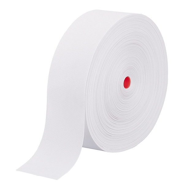 

PandaHall Polyester Curtain Tape Ribbon, for Curtain Decoration, Flat, White, 3-1/8~3-1/4 inch(80~82mm) Polyester White
