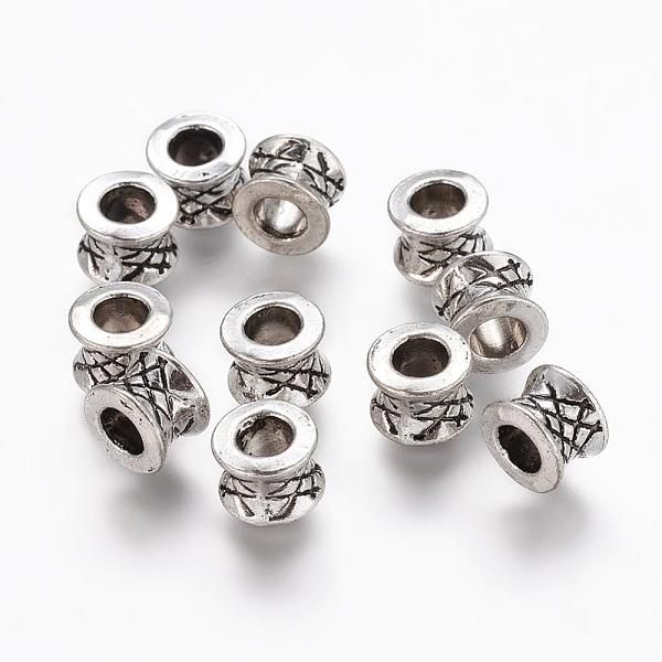 

PandaHall Tibetan Style Alloy Beads, Lead Free, Cadmium Free and Nickel Free, Column, Antique Silver, 5x7mm, Hole: 4mm. Alloy Column