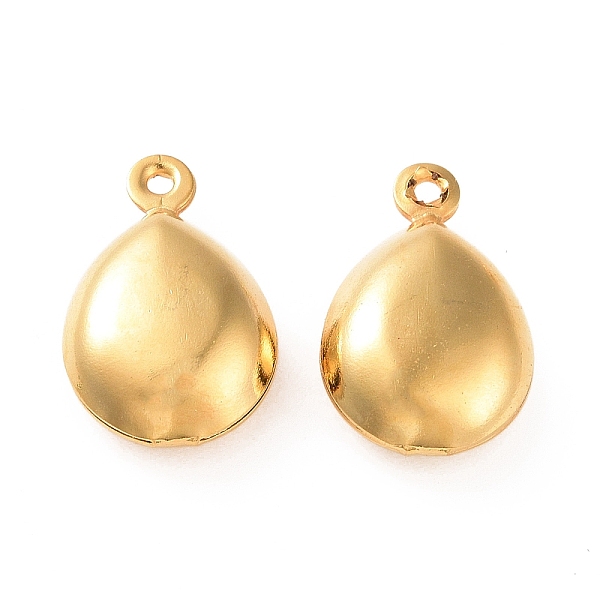 

PandaHall 304 Stainless Steel Pendants, Teardrop, Golden, 15x9.5x5mm, Hole: 1mm 304 Stainless Steel Teardrop