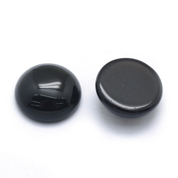 Cabochons De ágata Negro Naturales