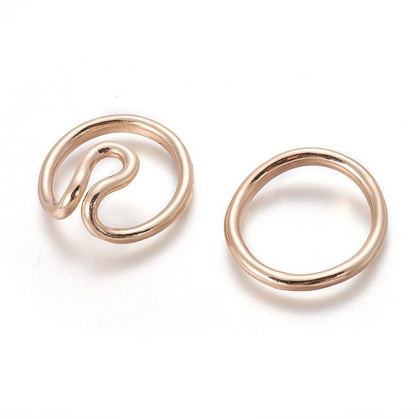 

PandaHall Brass Hook Clasps, Light Gold, 27x26.5x3mm, Hole: 1mm, Inner Diameter: 21~21.5mm, 26x8mm, Hole: 1mm Brass