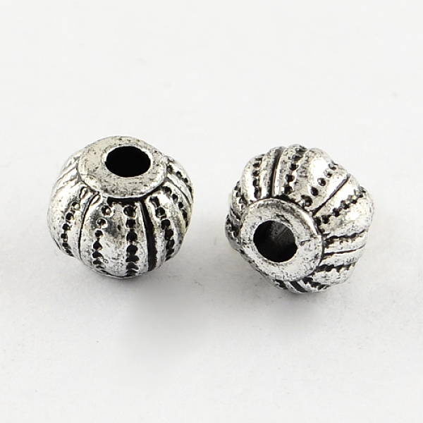 

PandaHall Vintage Acrylic Beads, Lantern, Antique Silver Plated, 8x6mm, Hole: 2mm, about 2900pcs/500g Acrylic Lantern