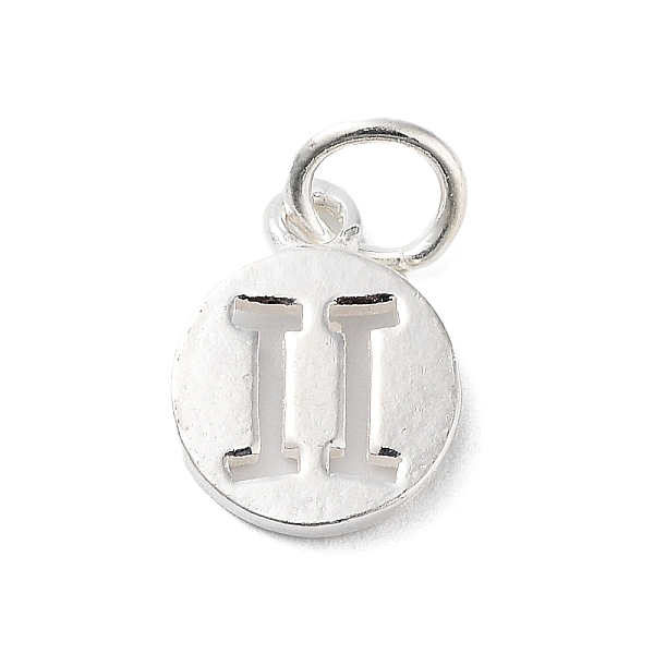 

PandaHall 925 Sterling Silver Constellations Charms, with Jump Rings, Silver Color Plated, Gemini, 12x9x1.5mm, Hole: 3.5mm Sterling Silver...