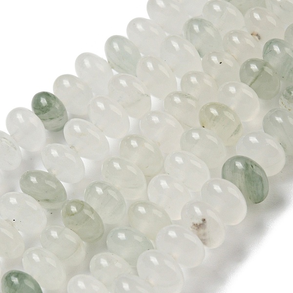 

PandaHall Natural Jade Beads Strands, Faceted, Rondelle, 6x4mm, Hole: 0.6mm, about 99~103pcs/strand, 15.55''~15.75''(39.5~40cm) Other Jade...