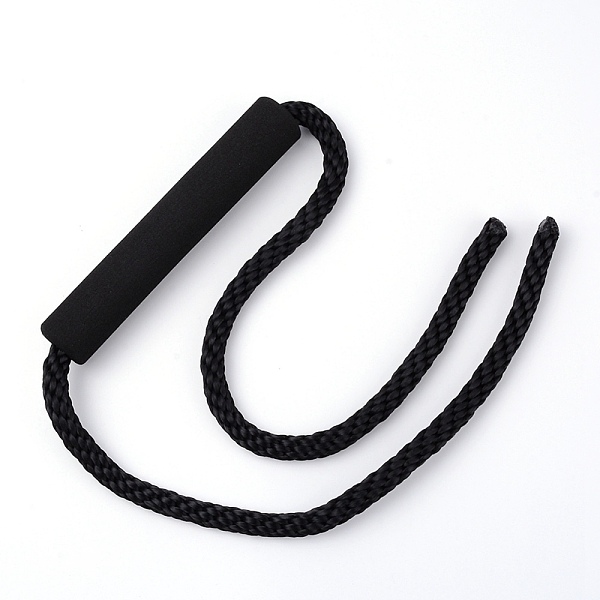 

PandaHall Polyester Rope Cooler Handles Replacement, with Foam Grip, Black, 880x10mm, Handle: 151x25mm Polyester Others Black