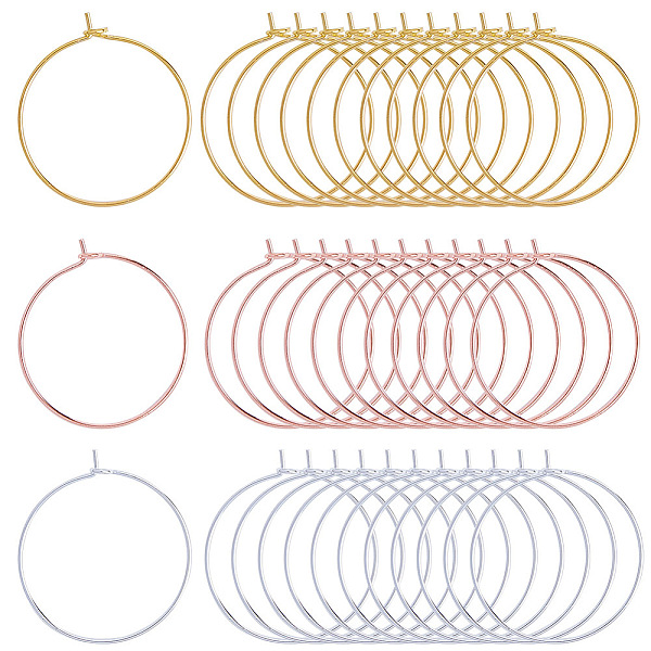 

PandaHall SUNNYCLUE 150pcs 25mm Wine Glass Charm Rings Earring Beading Hoop Jewelry Making Findings for DIY Jewelry Marking Party Wedding...