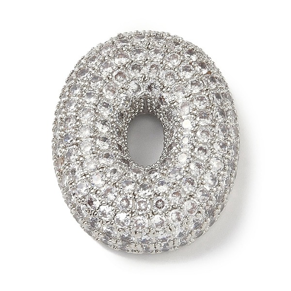 

PandaHall Rack Plating Brass Micro Pave Clear Cubic Zirconia Pendants, Long-Lasting Plated, Platium, Letter O, 29.5x23.5x7mm, Hole: 4x2.5mm..., Silver