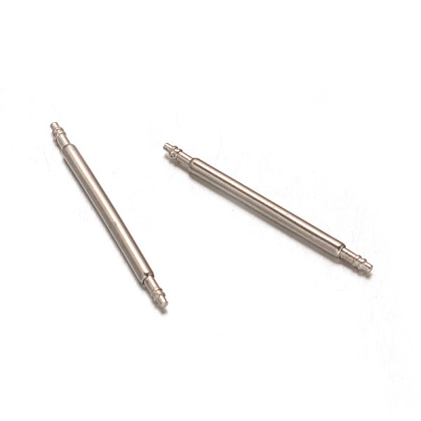 

PandaHall Stainless Steel Double Flanged Spring Bar Watch Strap Pins, Stainless Steel Color, 23x1.3mm Stainless Steel