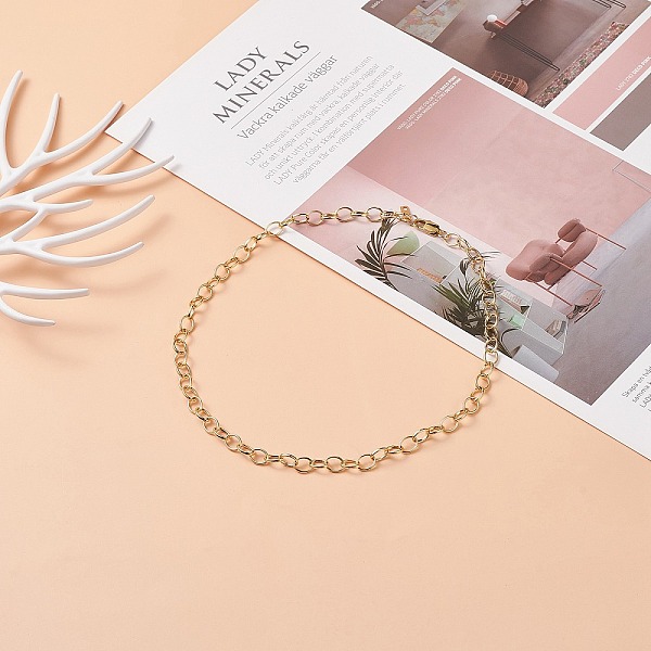 Brass Cable Chain Necklace for Men Women