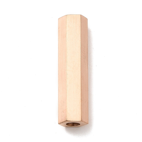 

PandaHall 304 Stainless Steel Matte Magnetic Clasps, Hexagon Tube, Rose Gold, 25x6.5mm, Hole: 3mm 304 Stainless Steel Tube