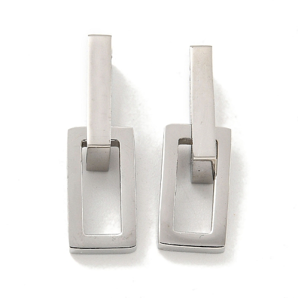 

PandaHall 304 Stainless Steel Pendants, Rectangle Charms, Stainless Steel Color, 22mm 304 Stainless Steel Rectangle