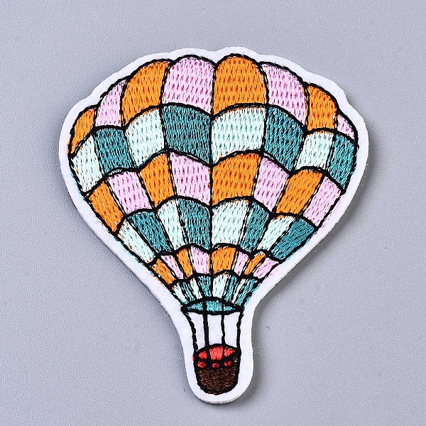 

PandaHall Hot Air Balloon Appliques, Computerized Embroidery Cloth Iron on/Sew on Patches, Costume Accessories, Colorful, 69x55.5x1mm Cloth...