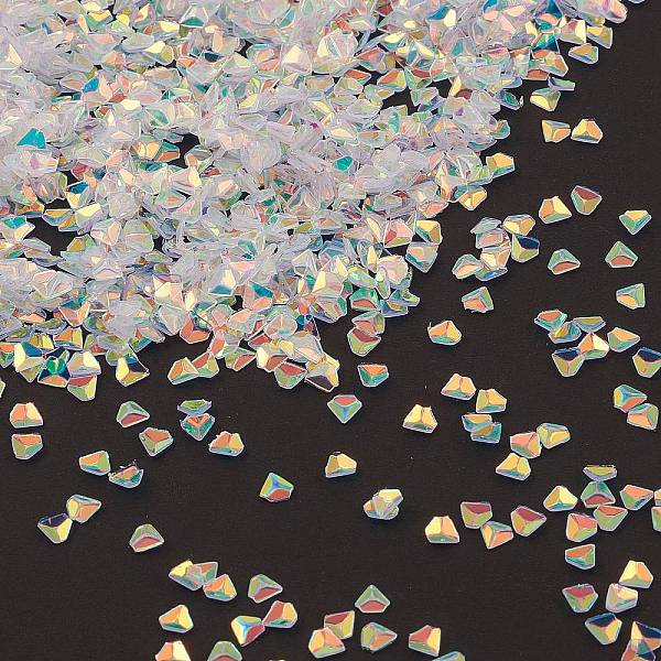 

PandaHall Plastic Sequins Beads, Sewing Craft Decorations, Diamond, Cyan, 3.5x3.5x0.5mm Plastic Diamond Cyan