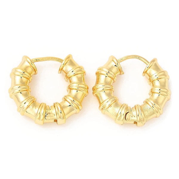 

PandaHall Rack Plating Brass Hoop Earrings for Women, Lead Free & Cadmium Free, Long-Lasting Plated, Ring, Real 18K Gold Plated, 19x19x5mm...