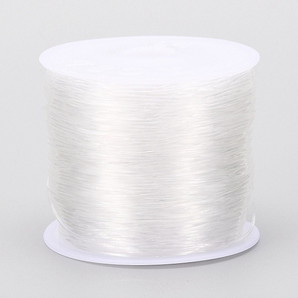 

PandaHall Round Crystal Elastic Stretch Thread, for Bracelets Gemstone Jewelry Making Beading Craft, White, 0.8mm, about 52.4 yards...