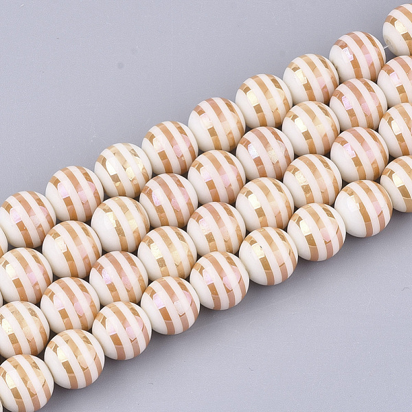 Electroplate Glass Beads Strands