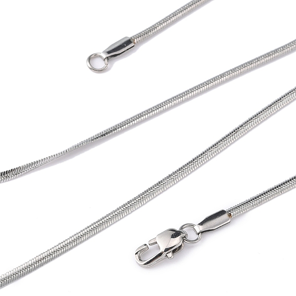 

PandaHall Gifts for Boyfriend On Valentines Day 304 Stainless Steel Necklaces, Herringbone Chain Necklaces, with Lobster Claw Clasps, 17.7...