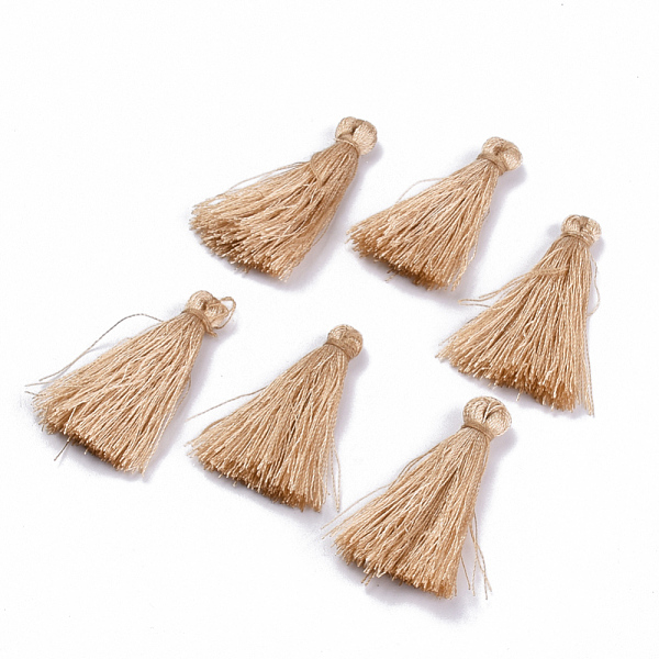 

PandaHall Polyester Tassel Pendant Decorations, BurlyWood, 90~92mm Polyester Orange