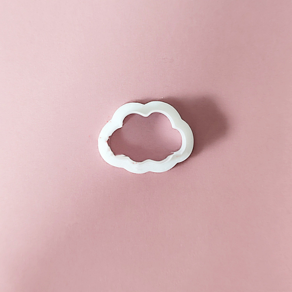 

PandaHall Plastic Plasticine Tools, Clay Cutters, Modeling Tools, WhiteSmoke, Cloud, 1.7x2.5cm Plastic Cloud White